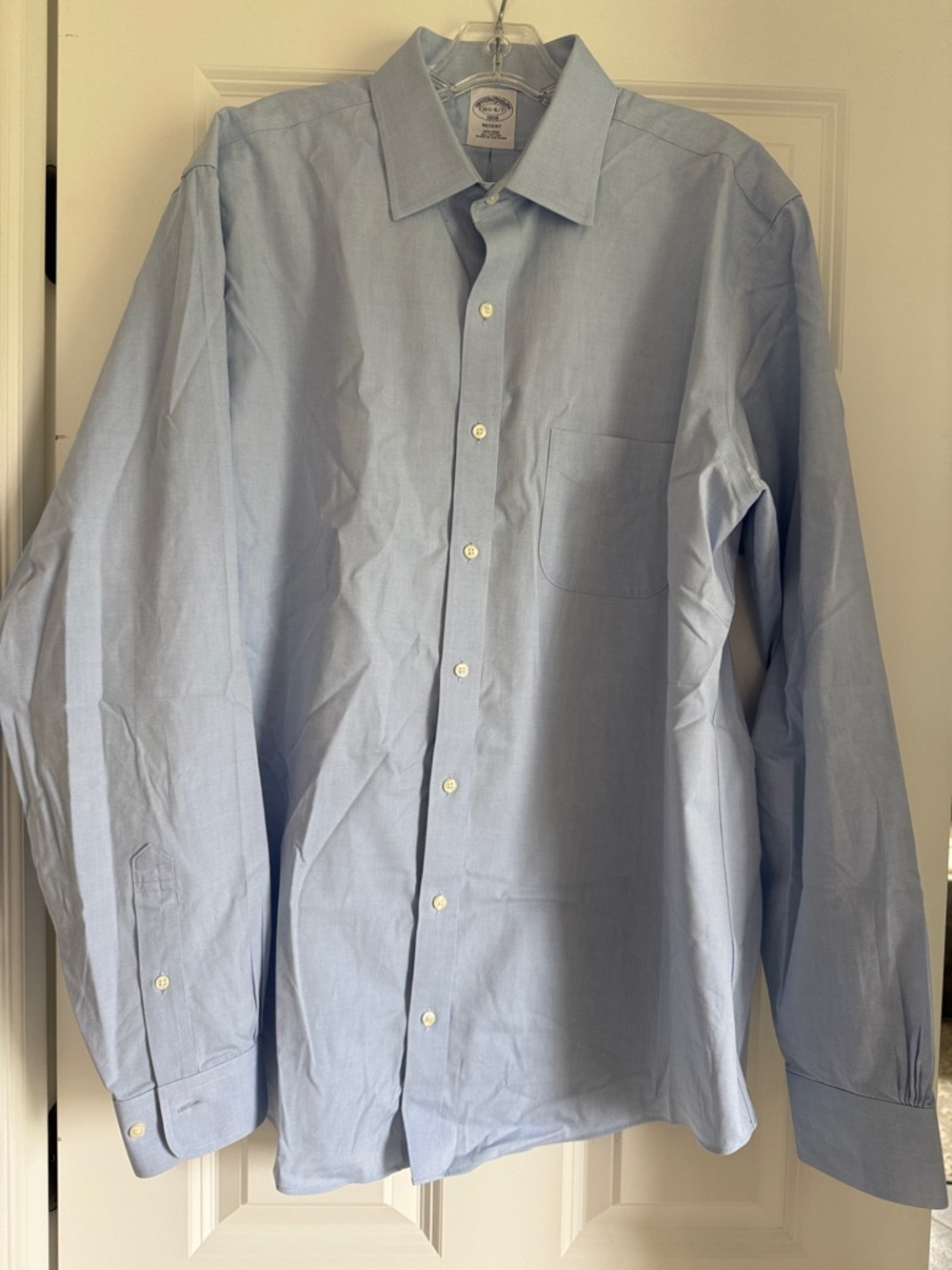 Brooks Brothers Regent Non-iron Ainsley Collar shirt 16 1/2 -6/7